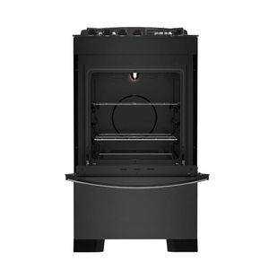 Fogão 4 Bocas Preto Com Mesa De Vidro Dako Diplomata Bivolt