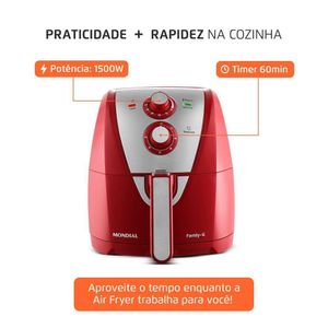 Fritadeira Sem óleo Air Fryer 4L Mondial Afn-40-ri 220V/60Hz