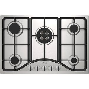 Cooktop A Gás Inox 5 Bocas Oster Semiprofissional Bivolt