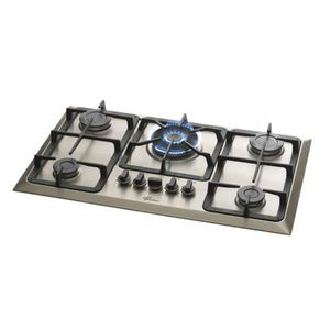 Fogão Cooktop 5 Bocas Tc Infinity Gás Mesa Inox - Fischer 5 Bocas