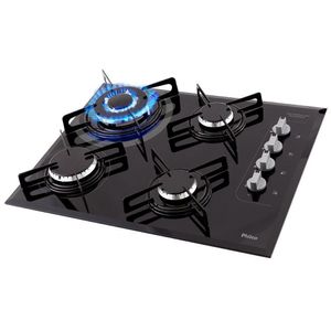 Cooktop a Gás Philco 4 Bocas Pct04tc Superautomático Bivolt