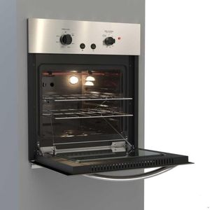 Forno A Gás De Embutir 50l Cristallo Giii Inox 220v - Venax