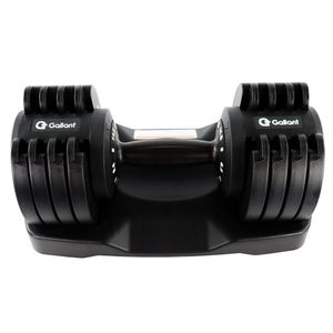 Dumbbell Halter Gallant Regulável Anilhas 11,5Kg Com Base Elite Pro (GDB12R0A-PT)