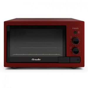 Forno Elétrico De Bancada Mueller Fratello Vermelho 44 Litros 110V