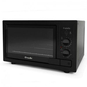 Forno Elétrico De Bancada Mueller Fratello Preto Fosco 44 Litros 110V