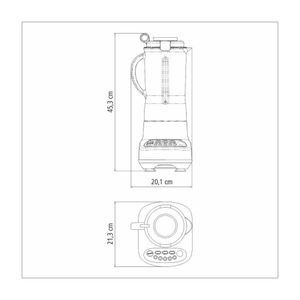 Liquidificador Tramontina By Breville Smart Gourmet Copo Tritan 127V