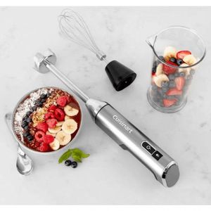 Mixer Manual Cordless Evolutionx Sem Fio Recarregável Bivolt Cuisinart Prata