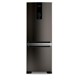 Geladeira Brastemp Frost Free Inverse A+++ 479L Black Inox Com Super Capacidade E Smart Flow BRE58FE 127V
