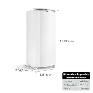 Geladeira Consul Frost Free 1 Porta Crb36 300 Litros Branca 127v