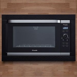 Forno Elétrico Digital De Embutir Mueller Decorato Gourmet Preto 44 Litros 110V