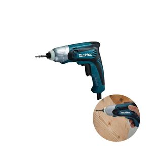 Parafusadeira de Impacto Industrial 230W Torque 100N.m Com Bit Phillips TD0100 220V Makita