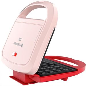 Maquina De Waffle Cadence Duet - Waf200-127 Rosa/vermelho 110 Volts