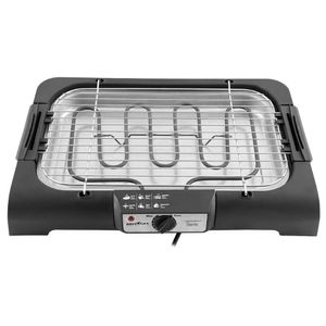 Churrasqueira Elétrica Bcq90 1800w Britânia Suporte Com Prateleira Bandeja Removível 220v