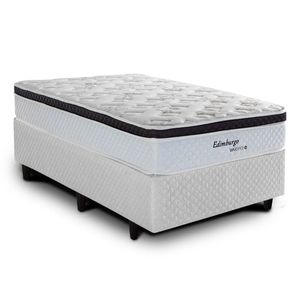Cama Box de Solteiro Herval Edimburgo com Molas Maxspring, 64x88x188 cm