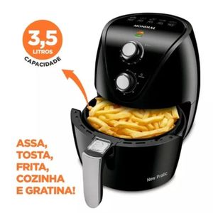 Fritadeira Air Fryer New Pratic AF-31 Preto Mondial 220V