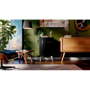 Frigobar Brastemp Retrô 76l Preto Bra08heana 110V