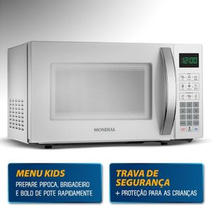 Micro-ondas 21l Mondial Mo-01-21-w 127v/60hz .