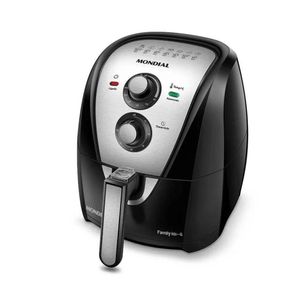 Fritadeira Air Fryer Mondial 1500w 4l Afn-40 Inox Preto 110