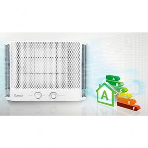 Ar Condicionado De Janela Consul 12.000 Btu/h Frio Monofásico Mecânico Branco Ccb12fbbna - 127v