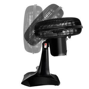 Ventilador 60W 6 Pás 3 Velocidades 30Cm Preto Protect 30 Britânia 220V