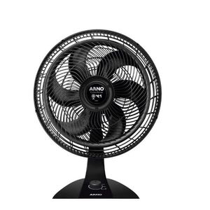 Ventilador De Mesa 6Pás Turbo Force 2 Em 1 Arno Preto 110V