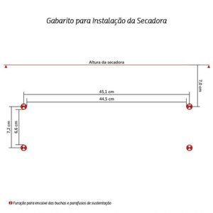 Secadora De Roupa Mueller Solaris 8kg 220V Branco