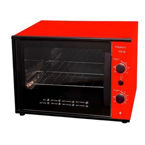 Forno Elétrico De Bancada Top 60 Fogatti Vermelho 127V