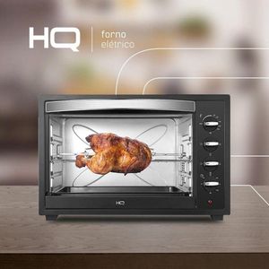 Forno Elétrico Hq 66 Litros HQ66D 2200w Preto 220v