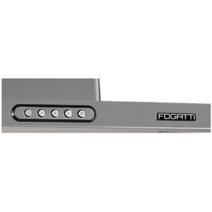 Coifa De Parede 60cm Retangular Duto Slim Fogatti Inox 220v