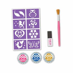 Kit Tatuagem Temporária Infantil - Tattoo Collection - Glitter - Dm Toys