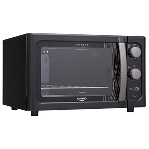 Forno de bancada elétrico Dako Supreme Preto 44 litros com grill dourador - 220v