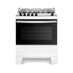 Fogão 5 Bocas Branco com Mesa Inox Atlas Agile Up - Bivolt
