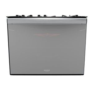 Fogão de Embutir 5 Bocas Preto com Frente Espelhada e Timer Digital Dako Diplomata Grill Style Bivolt