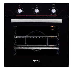 Forno de Embutir Elétrico Preto 60 Litros com Timer Dako Diplomata 220V