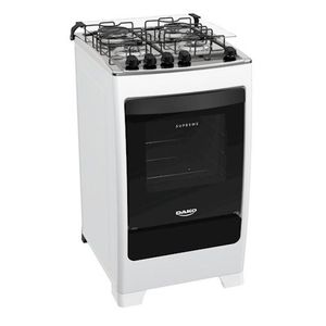 Fogão 4 bocas Dako Supreme Branco com acendimento automático e Forno 60L - Bivolt