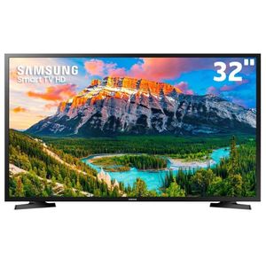 Smart Tv Samsung 32 Polegadas Hd Hdr Tizen Preto Bvolt