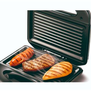 Sanduicheira Fast Grill E Sandwich Antiaderente 750w S-12 Preta 220v