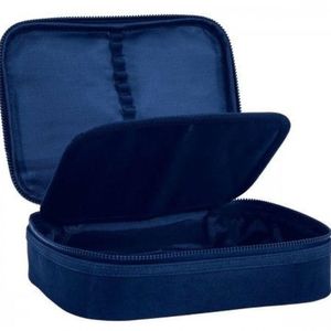 Estojo Box De 1 Fecho Academie - Tilibra - Azul