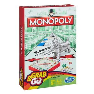 Jogo Monopoly - Grab & Go - Portátil - Hasbro