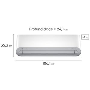 Ar Condicionado Split Electrolux Color Adapt 18000 BTUs Quente/Frio Inverter 220V (YI18R/YE18R)