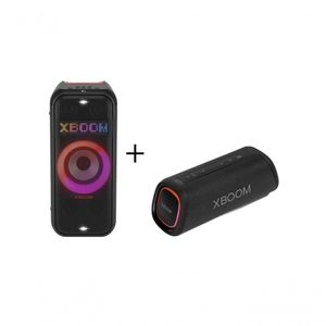 Combo Caixa De Som Portátil LG XBOOM Partybox XL7 + Caixa de Som Portátil LG XBOOM Go XG5