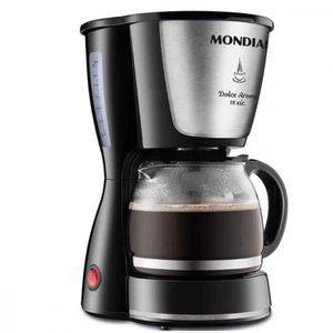 Cafeteira Elétrica Mondial Dolce Arome 550w C-30-18x Preto/inox 220V