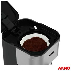 Cafeteira Arno Preferita Preta Para Cafe em Pó - Cfpf  127V