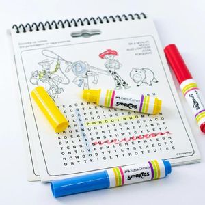 Bloco Para Colorir Smartes Com Canetinhas Mágicas - Faber-castell - Toy Story
