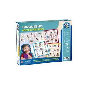 Jogo Binguinho Gosto Ou Não Gosto - Pais E Filhos