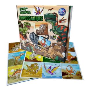 Jogo Da Memória - Dinossauros - 40 Peças - Pais E Filhos