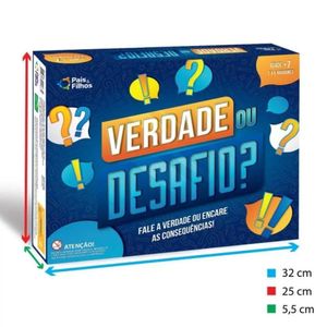 Jogo Verdade Ou Desafio - Pais E Filhos