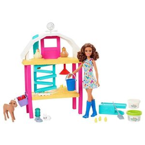 Conjunto E Boneca - Barbie Profissões - Diversão Na Fazenda - Mattel