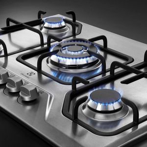 Cooktop Gás 5 Queimadores Gt75x Tripla Chama Inox Electrolux Bivolt