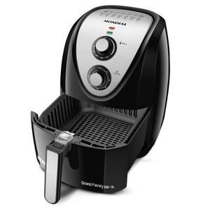 Fritadeira Elétrica Sem óleo Air Fryer Mondial 5l Grand Family Afn-50 Timer 1900w 127v